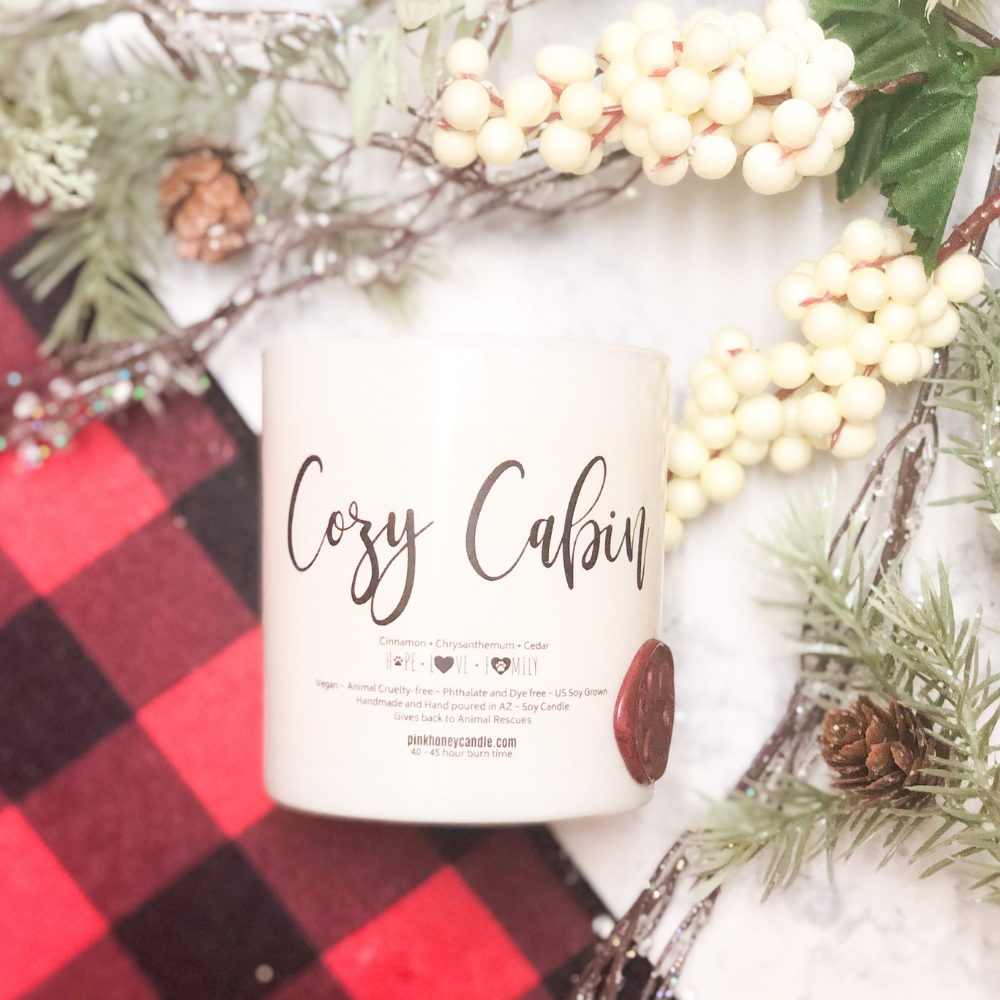 Cozy Cabin PinkHoney Candle LLC