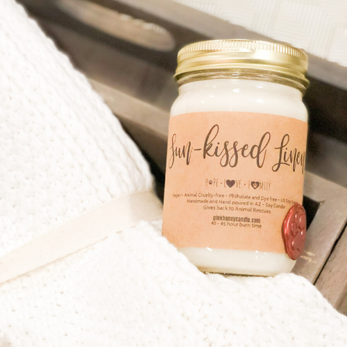 Sun-kissed Linen ~ January's Candle of the Month