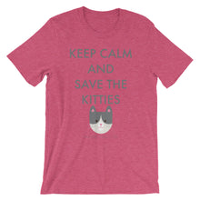 Short-Sleeve Unisex T-Shirt - Save the Kitties Grey