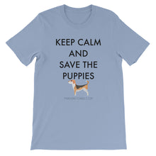 Short-Sleeve Unisex T-Shirt - Save The Puppies Black
