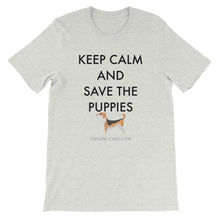 Short-Sleeve Unisex T-Shirt - Save The Puppies Black