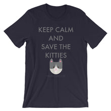 Short-Sleeve Unisex T-Shirt - Save the Kitties Grey