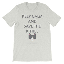 Short-Sleeve Unisex T-Shirt - Save the Kitties Grey