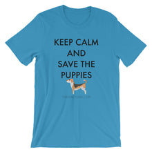 Short-Sleeve Unisex T-Shirt - Save The Puppies Black