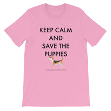 Short-Sleeve Unisex T-Shirt - Save The Puppies Black