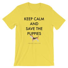 Short-Sleeve Unisex T-Shirt - Save The Puppies Black