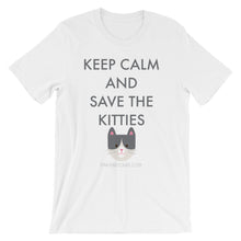 Short-Sleeve Unisex T-Shirt - Save the Kitties Grey
