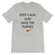 Short-Sleeve Unisex T-Shirt - Save The Puppies Black