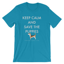 Short-Sleeve Unisex T-Shirt - Save The Puppies White