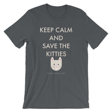 Short-Sleeve Unisex T-Shirt - Save the Kitties White