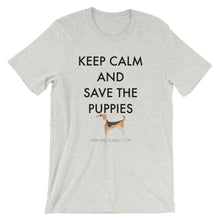 Short-Sleeve Unisex T-Shirt - Save The Puppies Black