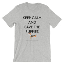Short-Sleeve Unisex T-Shirt - Save The Puppies Black