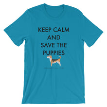 Short-Sleeve Unisex T-Shirt - Save The Puppies Black