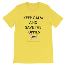 Short-Sleeve Unisex T-Shirt - Save The Puppies Black