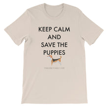 Short-Sleeve Unisex T-Shirt - Save The Puppies Black
