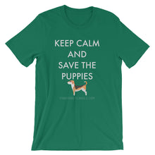 Short-Sleeve Unisex T-Shirt - Save The Puppies White