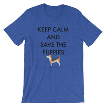 Short-Sleeve Unisex T-Shirt - Save The Puppies Black