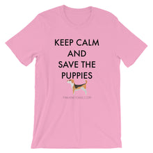 Short-Sleeve Unisex T-Shirt - Save The Puppies Black