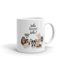 Who Saved Who Puppy (a) Mug