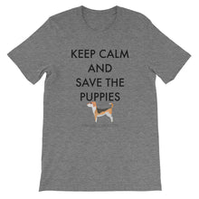 Short-Sleeve Unisex T-Shirt - Save The Puppies Black