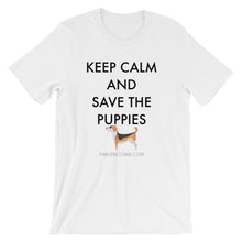 Short-Sleeve Unisex T-Shirt - Save The Puppies Black