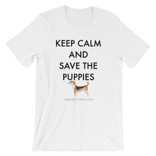 Short-Sleeve Unisex T-Shirt - Save The Puppies Black
