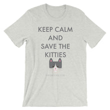 Short-Sleeve Unisex T-Shirt - Save the Kitties Grey