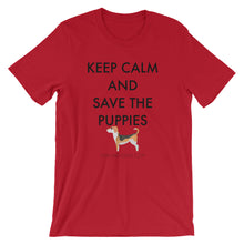 Short-Sleeve Unisex T-Shirt - Save The Puppies Black