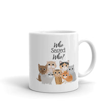 Who Saved Who Kitty Mug
