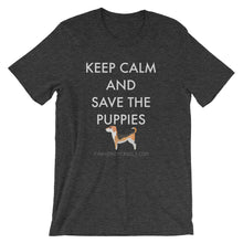 Short-Sleeve Unisex T-Shirt - Save The Puppies White