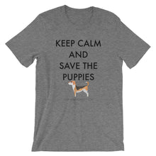 Short-Sleeve Unisex T-Shirt - Save The Puppies Black