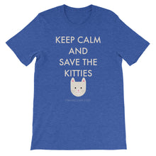 Short-Sleeve Unisex T-Shirt - Save the Kitties White