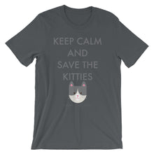 Short-Sleeve Unisex T-Shirt - Save the Kitties Grey