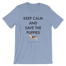 Short-Sleeve Unisex T-Shirt - Save The Puppies Black