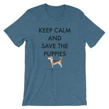 Short-Sleeve Unisex T-Shirt - Save The Puppies Black