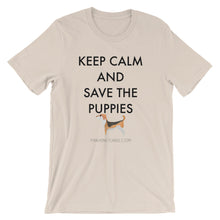 Short-Sleeve Unisex T-Shirt - Save The Puppies Black