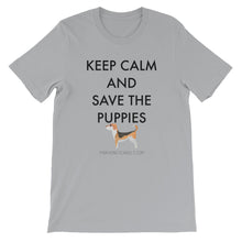 Short-Sleeve Unisex T-Shirt - Save The Puppies Black
