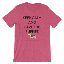 Short-Sleeve Unisex T-Shirt - Save The Puppies Black