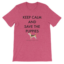 Short-Sleeve Unisex T-Shirt - Save The Puppies Black