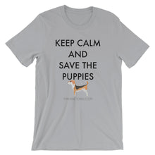 Short-Sleeve Unisex T-Shirt - Save The Puppies Black