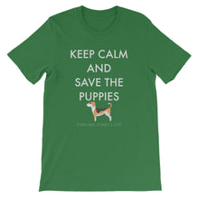 Short-Sleeve Unisex T-Shirt - Save The Puppies White