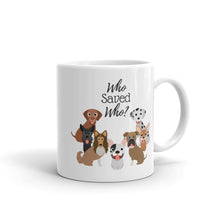 Who Saved Who Puppy (c) Mug