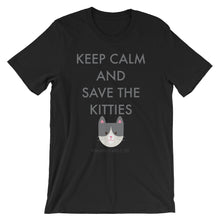 Short-Sleeve Unisex T-Shirt - Save the Kitties Grey