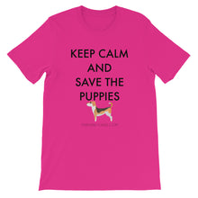Short-Sleeve Unisex T-Shirt - Save The Puppies Black