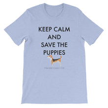Short-Sleeve Unisex T-Shirt - Save The Puppies Black