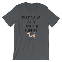 Short-Sleeve Unisex T-Shirt - Save The Puppies Black