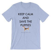 Short-Sleeve Unisex T-Shirt - Save The Puppies Black